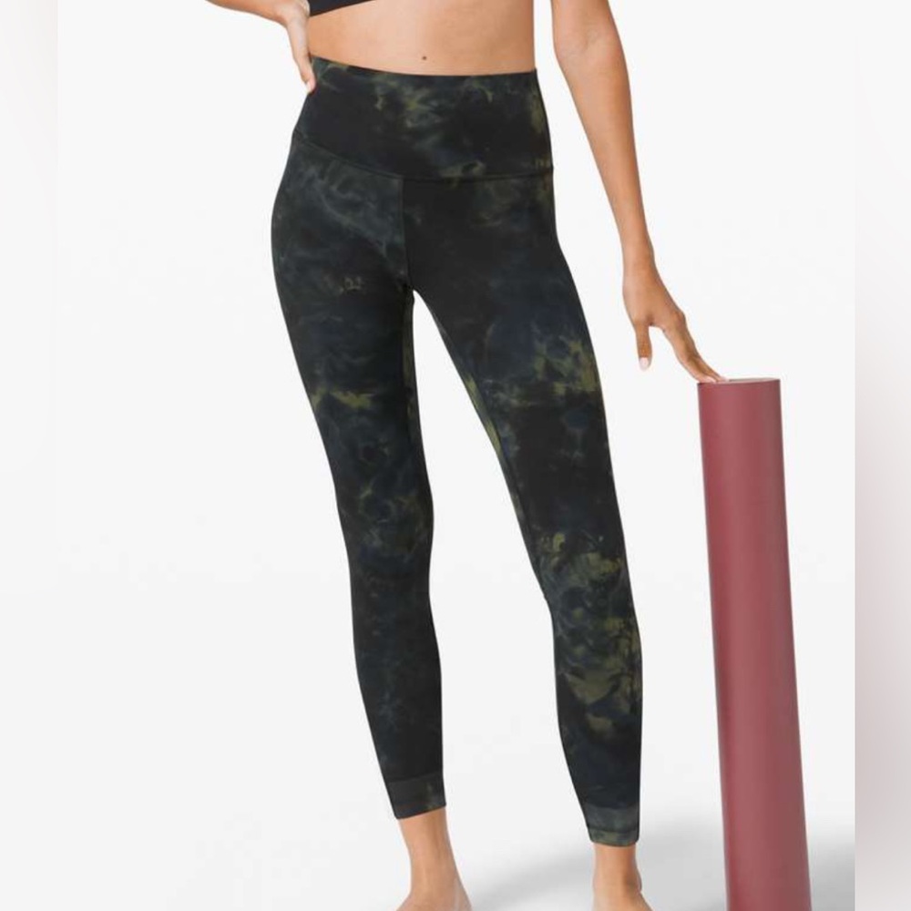 Lululemon Align Pant 25" Diamond Dye
Diamond Dye Graphite Grey Bronze Green SZ 8
